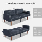 Divano Letto Futon Cabrio a 2 Posti