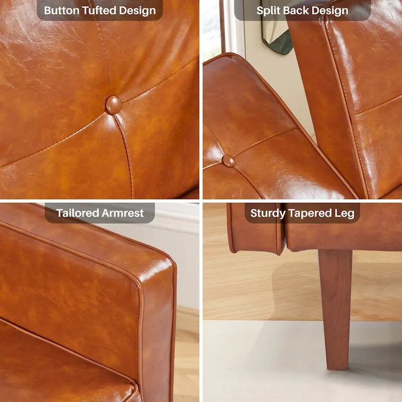 Divano Letto Futon Cabrio a 2 Posti