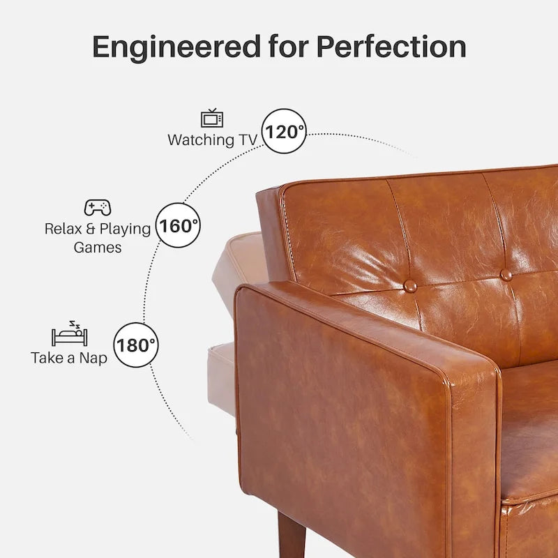 Divano Letto Futon Cabrio a 2 Posti