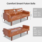 Divano Letto Futon Cabrio a 2 Posti