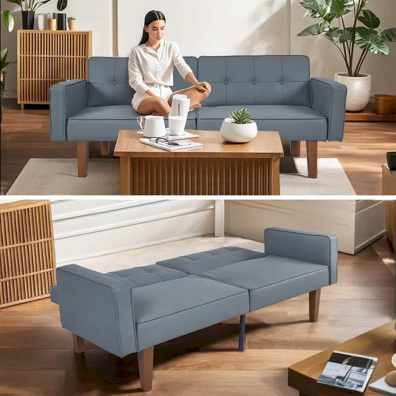 Divano Letto Futon Cabrio a 2 Posti