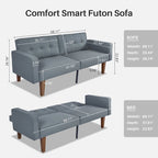 Divano Letto Futon Cabrio a 2 Posti