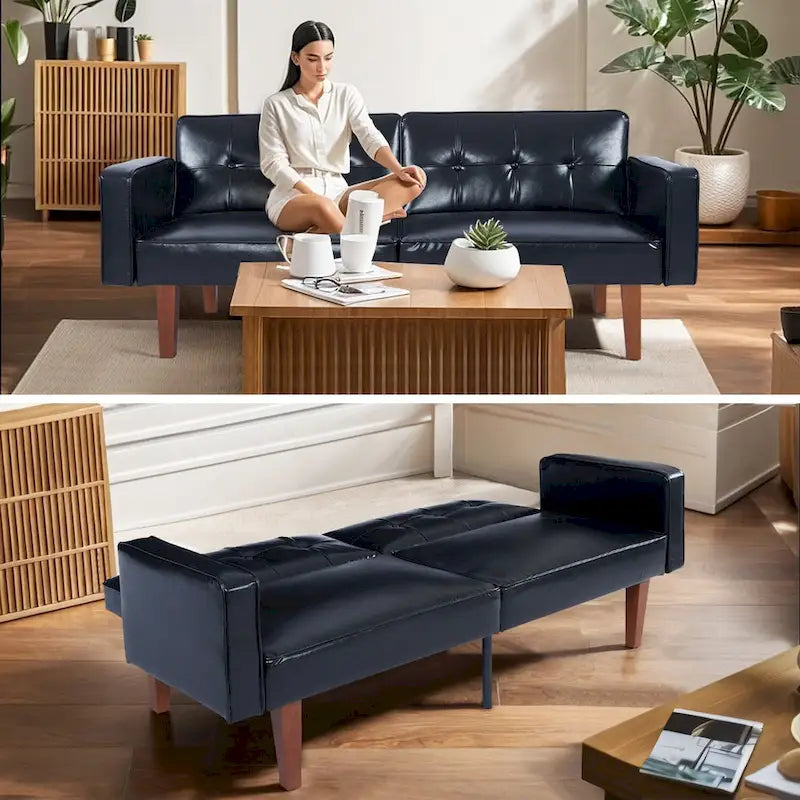 Divano Letto Futon Cabrio a 2 Posti