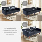 Divano Letto Futon Cabrio a 2 Posti