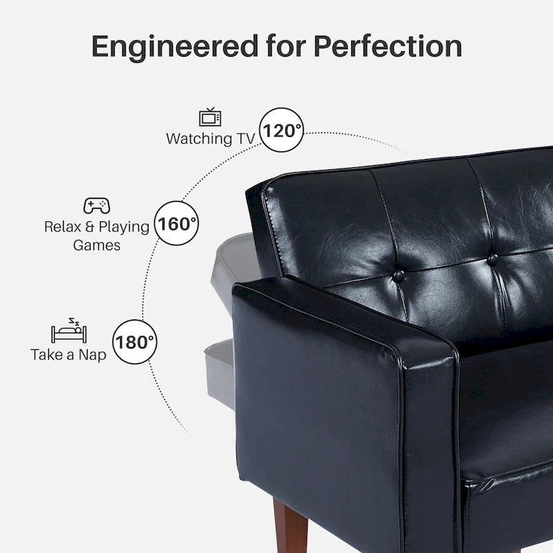Divano Letto Futon Cabrio a 2 Posti