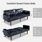 Divano Letto Futon Cabrio a 2 Posti