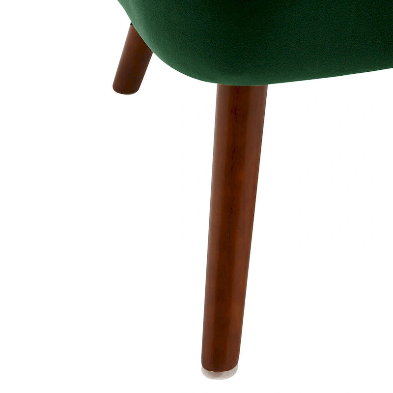 Poltrona di design in velluto, multicolore, seduta singola – 70 cm L x 71 cm P x 79,5 cm H