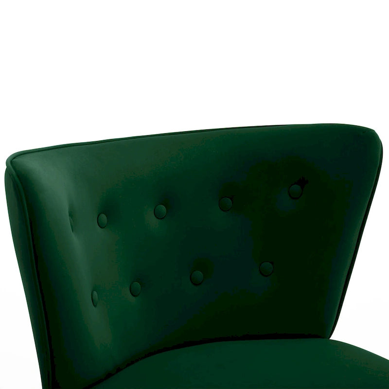 Poltrona di design in velluto, multicolore, seduta singola – 70 cm L x 71 cm P x 79,5 cm H