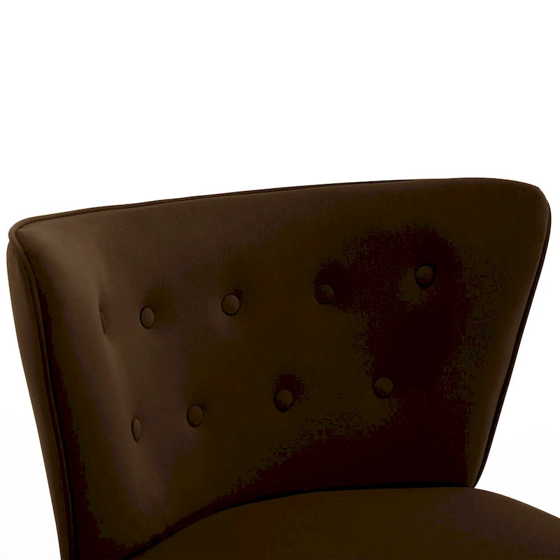 Poltrona di design in velluto, multicolore, seduta singola – 70 cm L x 71 cm P x 79,5 cm H