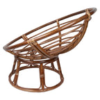 Struttura per sedia Papasan in Rattan da 42", marrone, 1 posto