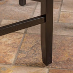 Sgabello da bar contemporaneo in lino beige, set da 2