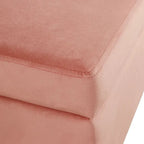 Panca Contenitore con Gambe in Metallo – Velluto Verde / Bouclé Bianco / Velluto Rosa Cipria / Tessuto Grigio, 1–2 posti
