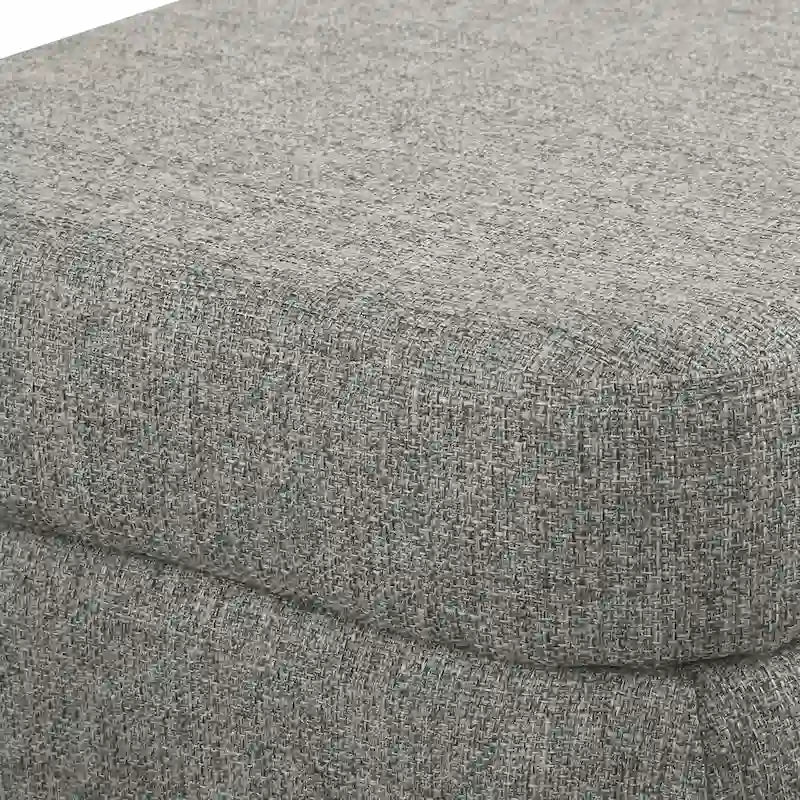 Panca Contenitore con Gambe in Metallo – Velluto Verde / Bouclé Bianco / Velluto Rosa Cipria / Tessuto Grigio, 1–2 posti