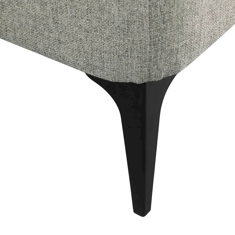 Panca Contenitore con Gambe in Metallo – Velluto Verde / Bouclé Bianco / Velluto Rosa Cipria / Tessuto Grigio, 1–2 posti