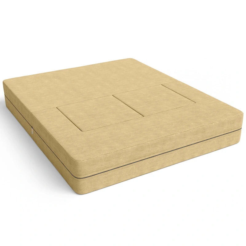 Divanetto e Ottomana Trasformabili Multicolore – 2 Posti, Queen