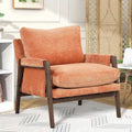 Poltrona di design Mid-Century in velluto, arancione/grigio/giallo/bianco sporco/blu, monoposto