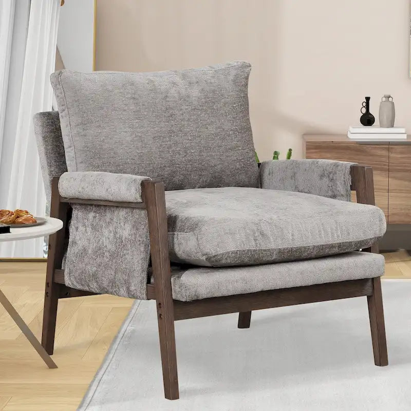 Poltrona di design Mid-Century in velluto, arancione/grigio/giallo/bianco sporco/blu, monoposto