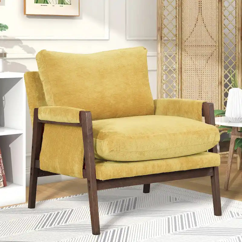 Poltrona di design Mid-Century in velluto, arancione/grigio/giallo/bianco sporco/blu, monoposto