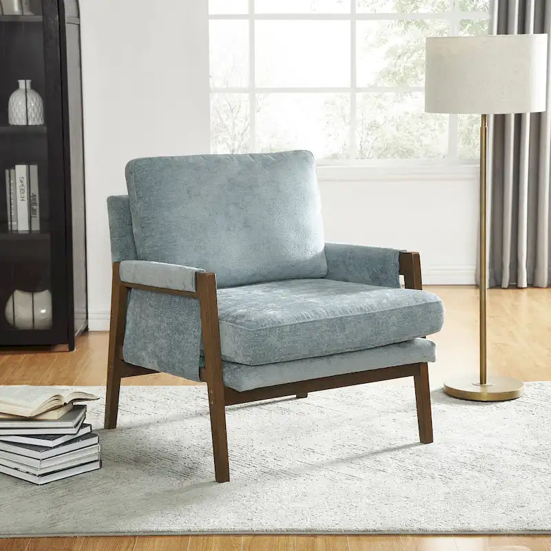 Poltrona di design Mid-Century in velluto, arancione/grigio/giallo/bianco sporco/blu, monoposto
