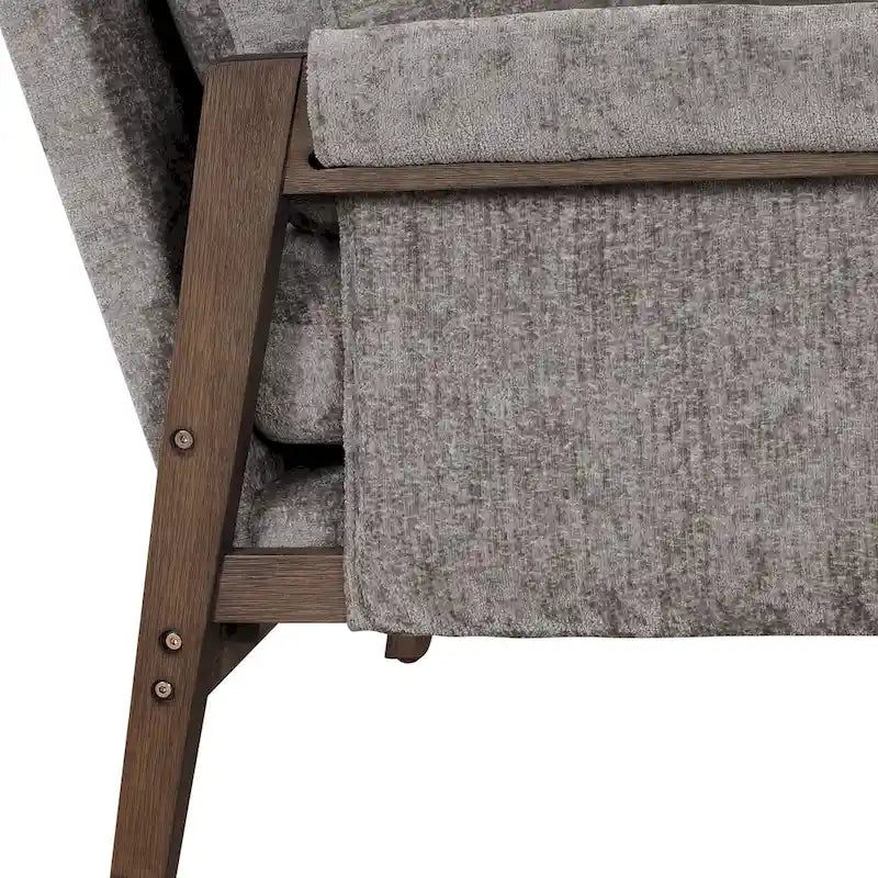 Poltrona di design Mid-Century in velluto, arancione/grigio/giallo/bianco sporco/blu, monoposto