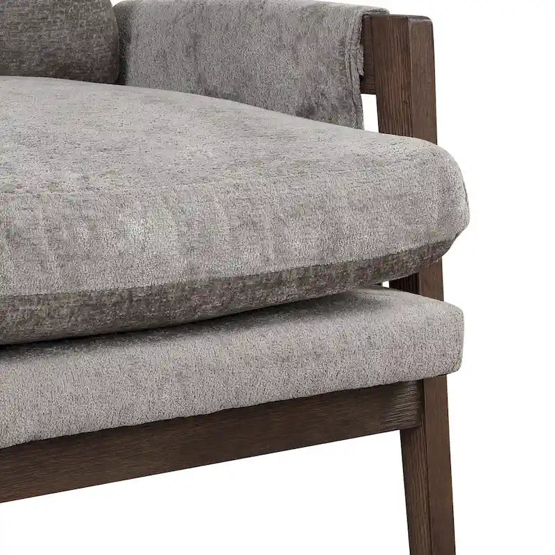 Poltrona di design Mid-Century in velluto, arancione/grigio/giallo/bianco sporco/blu, monoposto