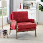 Poltrona di design Mid-Century in velluto, arancione/grigio/giallo/bianco sporco/blu, monoposto