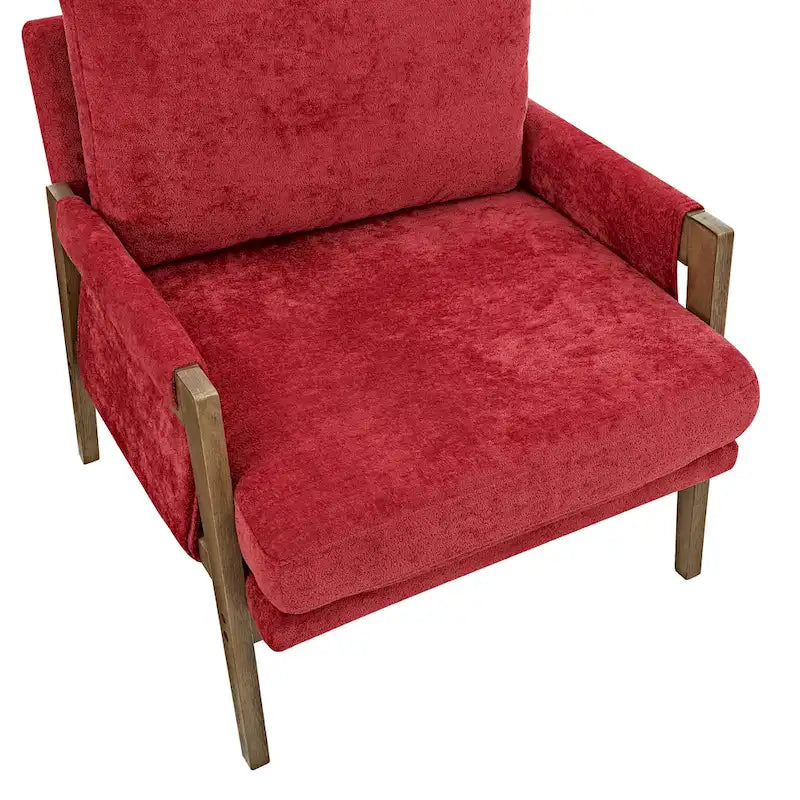 Poltrona di design Mid-Century in velluto, arancione/grigio/giallo/bianco sporco/blu, monoposto