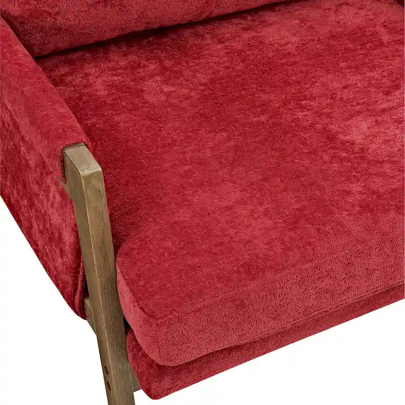 Poltrona di design Mid-Century in velluto, arancione/grigio/giallo/bianco sporco/blu, monoposto