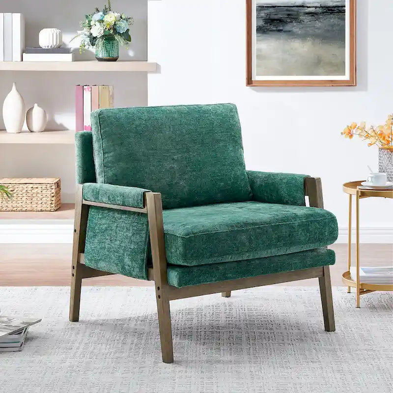 Poltrona di design Mid-Century in velluto, arancione/grigio/giallo/bianco sporco/blu, monoposto