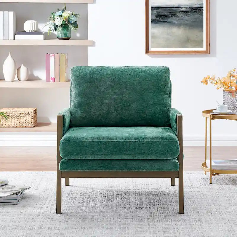 Poltrona di design Mid-Century in velluto, arancione/grigio/giallo/bianco sporco/blu, monoposto