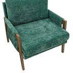 Poltrona di design Mid-Century in velluto, arancione/grigio/giallo/bianco sporco/blu, monoposto