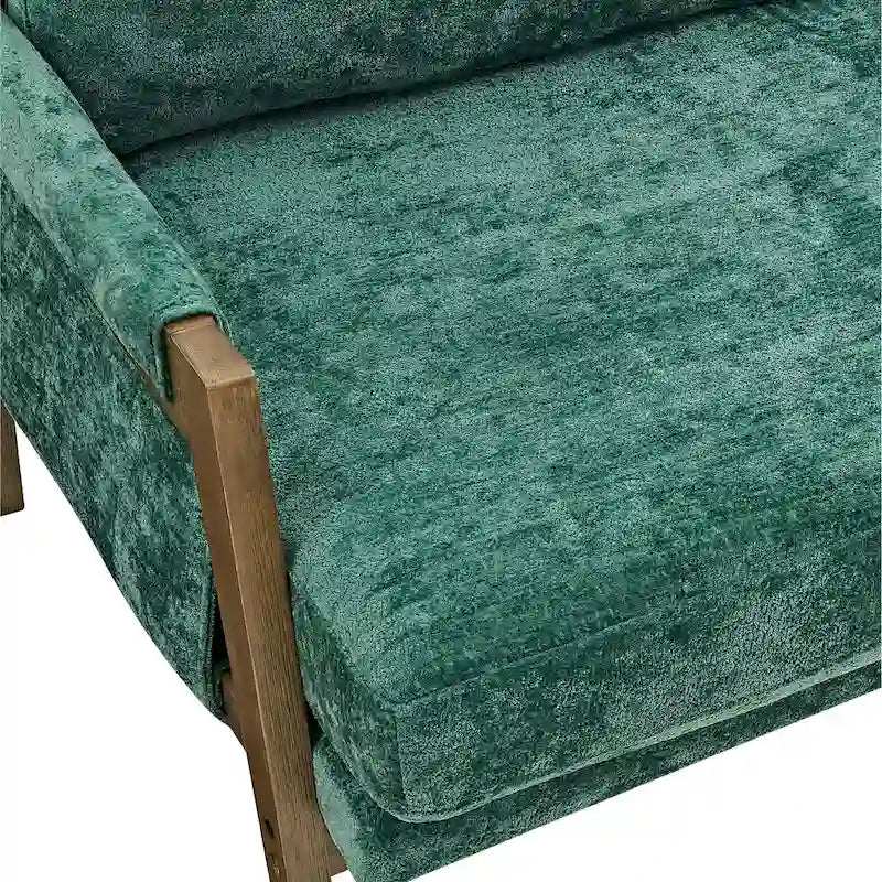 Poltrona di design Mid-Century in velluto, arancione/grigio/giallo/bianco sporco/blu, monoposto