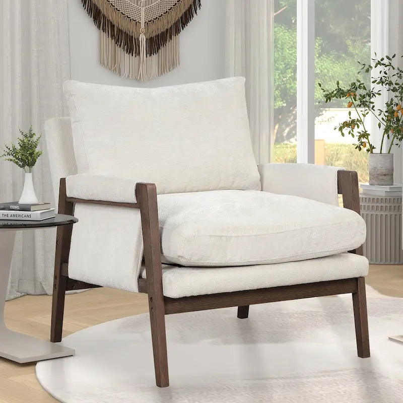 Poltrona di design Mid-Century in velluto, arancione/grigio/giallo/bianco sporco/blu, monoposto