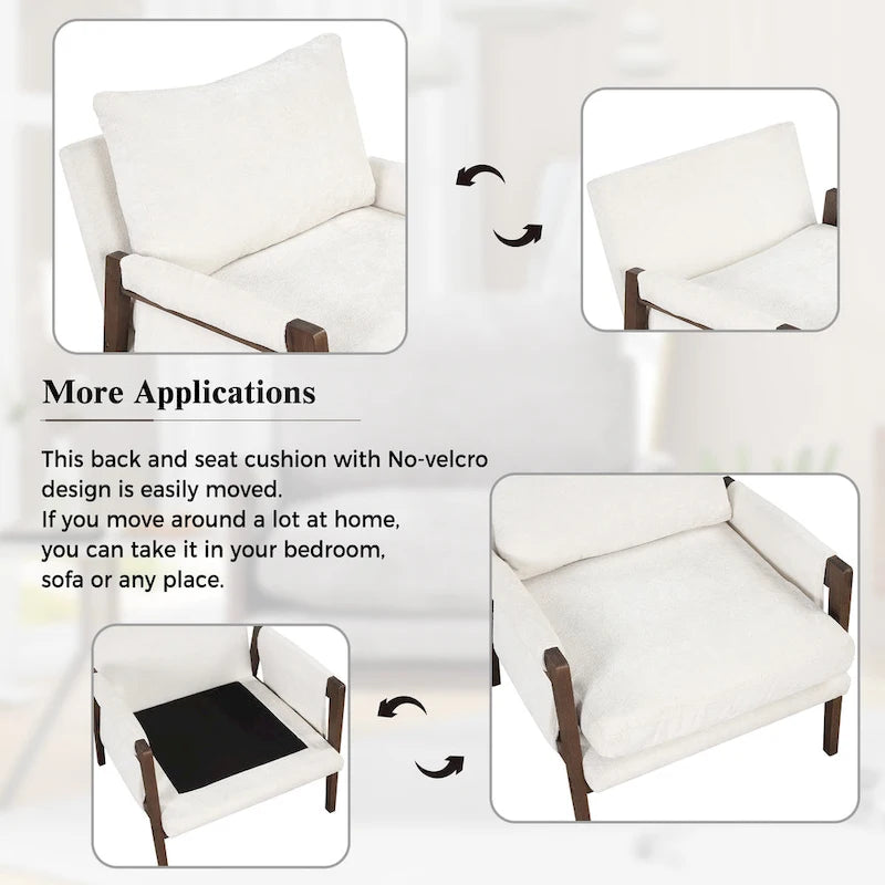 Poltrona di design Mid-Century in velluto, arancione/grigio/giallo/bianco sporco/blu, monoposto