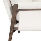Poltrona di design Mid-Century in velluto, arancione/grigio/giallo/bianco sporco/blu, monoposto