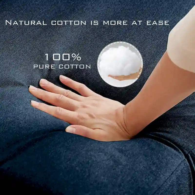 Divano Componibile Moderno a L con Chaise Longue, Pouf Contenitore e Tasche Laterali per Soggiorno