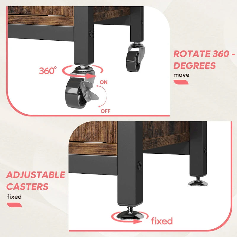Dispensa da panettiere da 31,5" con armadietto