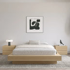 Giroletto con piattaforma | Rovere naturale chiaro / Rovere marrone | Per 1 persona