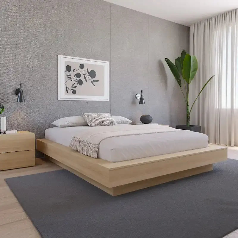 Giroletto con piattaforma | Rovere naturale chiaro / Rovere marrone | Per 1 persona