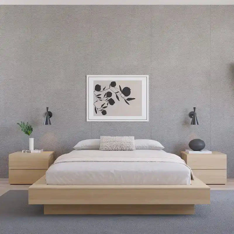 Giroletto con piattaforma | Rovere naturale chiaro / Rovere marrone | Per 1 persona
