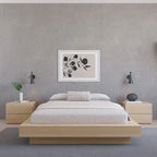 Giroletto con piattaforma | Rovere naturale chiaro / Rovere marrone | Per 1 persona