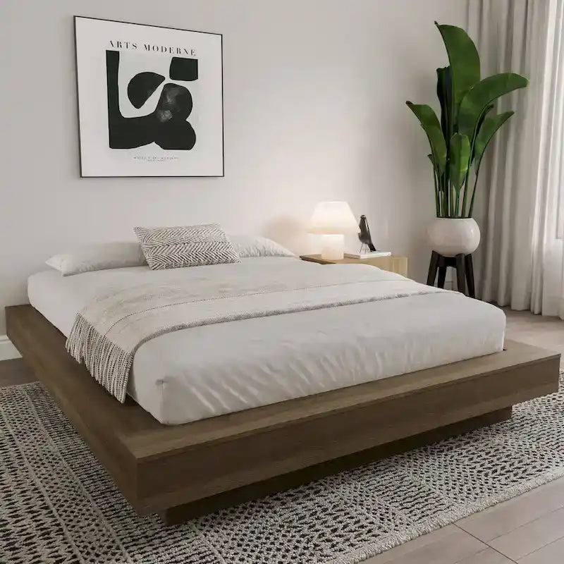 Giroletto con piattaforma | Rovere naturale chiaro / Rovere marrone | Per 1 persona