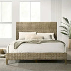Almaden Kubu Grey Panel Bed