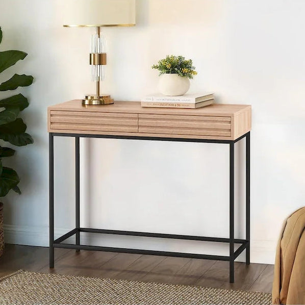 Ren Home Jarrel 2 Drawer Console Table