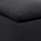 Sedia da pranzo imbottita con rotelle Mocha/Indaco/Grigio Chiaro/Avorio/Nero/Bianco, set da 2