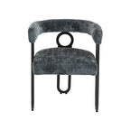 Sedie da pranzo imbottite con schienale arrotondato, set da 2 – Rosa / Marrone / Beige / Nero / Rosso / Grigio / Cuoio