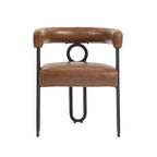 Sedie da pranzo imbottite con schienale arrotondato, set da 2 – Rosa / Marrone / Beige / Nero / Rosso / Grigio / Cuoio